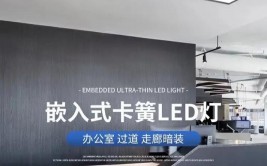 嵌入式led灯具,立异照明解决方案的兴起