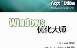 windows优化大师 下载,进步体系功用的利器