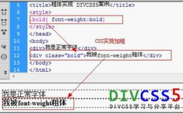 css加粗字体,css加粗字体代码